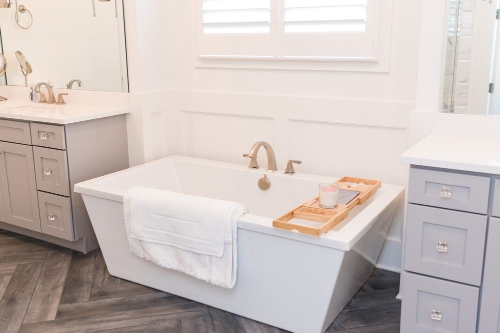 Spotless bathroom after professional cleaning services