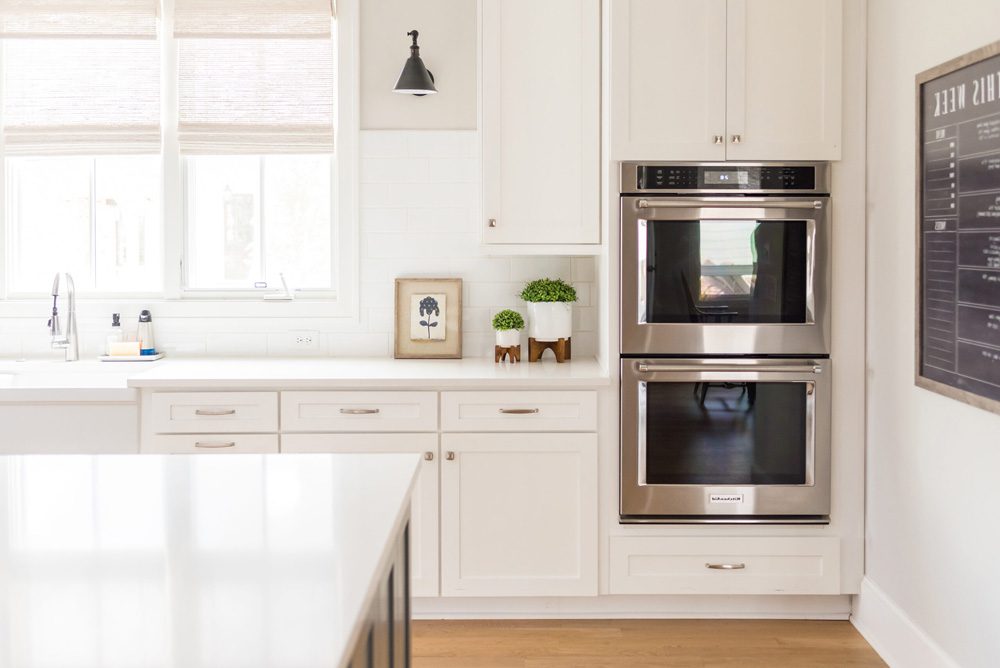 Spotless kitchen and floors after professional cleaning services